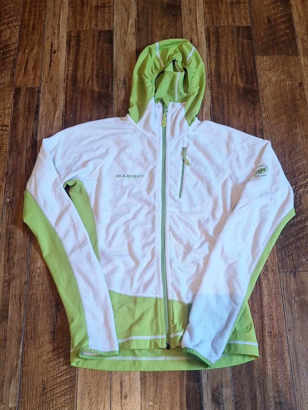 Mammut Yukon Tech Hooded Fleece Jacket Women's Small Hybrid Midlayer